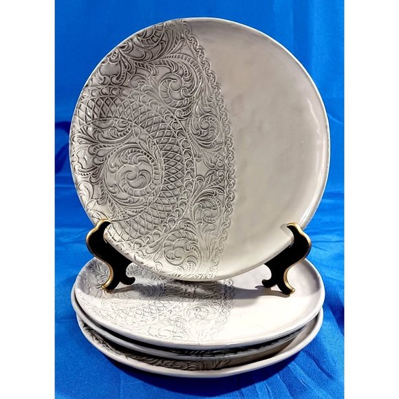 Artimino Other - 4 Angelina's Lace 9" Plates  Artimino Pottery Earthenware Luncheon Salad Dessert